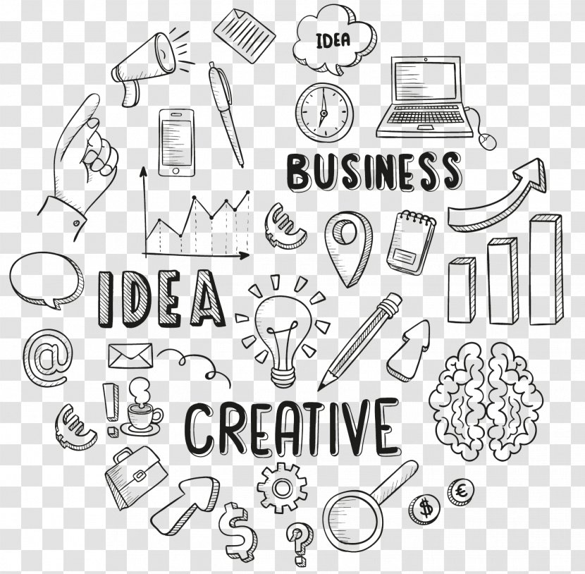 Drawing Creativity Sketch - Infographic - Business Idea Transparent PNG