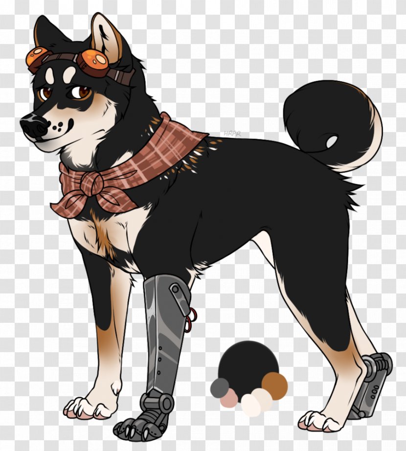 Dog Breed Cartoon Character - Aesthetic Design Transparent PNG