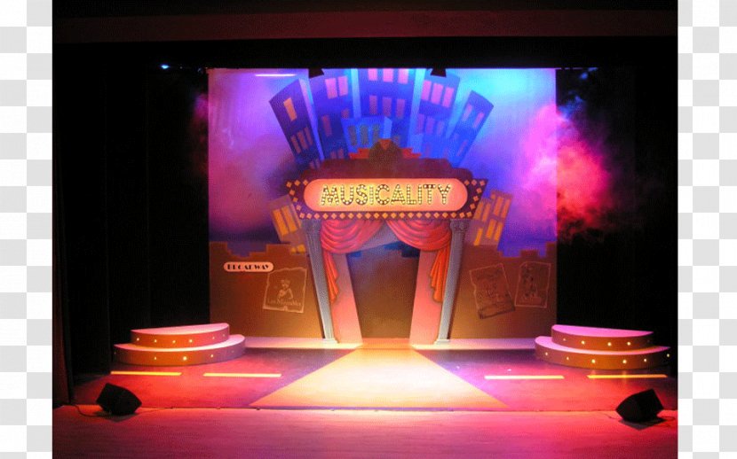 Stage Theatrical Property Theatre Scenery Lighting - Backdrop Transparent PNG