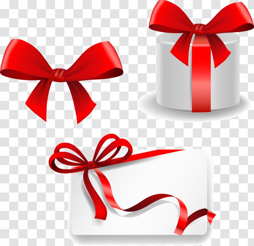 Ribbon Gift Red - Sales - Bow Transparent PNG