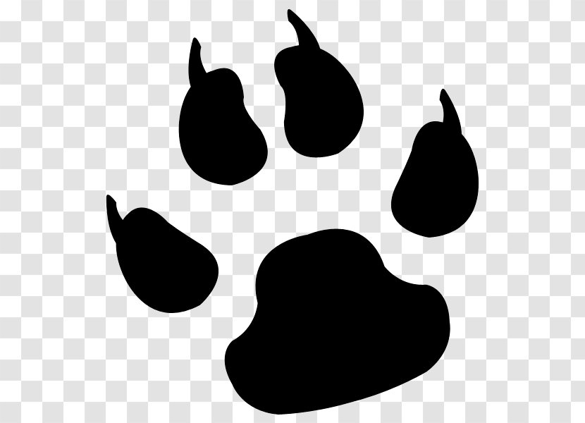 Dog Cougar Cat Paw Clip Art - Claw - Tattoo Image Transparent PNG