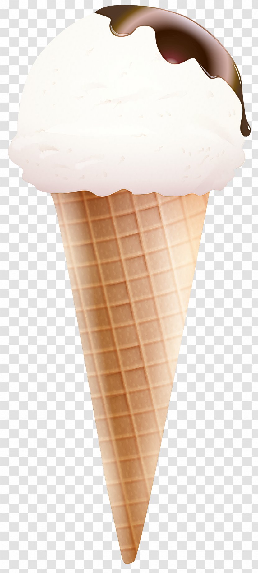 Ice Cream - Dessert - Cone Chocolate Transparent PNG