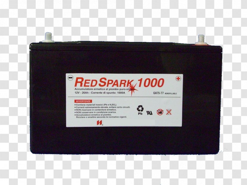 Electric Battery Electronics - Electronic Device - Red Spark Transparent PNG