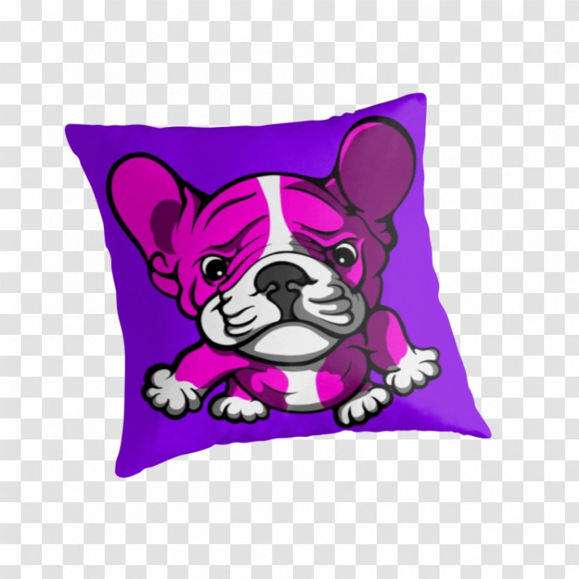 French Bulldog Dog Breed Throw Pillows - Textile - Pillow And Blanket Cartoon Transparent PNG