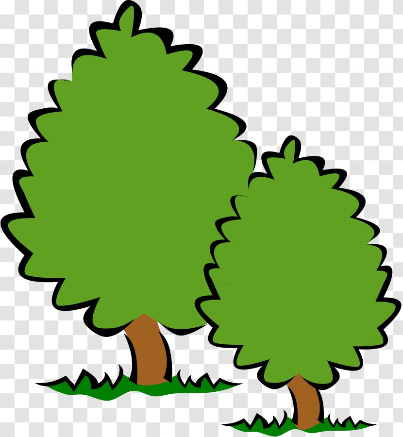 Tree Shrub Free Content Clip Art - Flora - Green Bush Cliparts Transparent PNG
