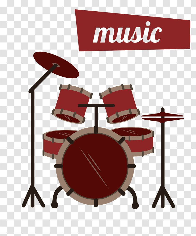 Cartoon Drums - Tree Transparent PNG