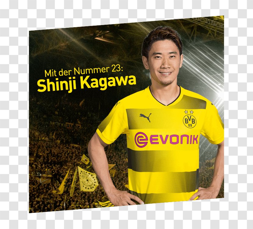 T-shirt Borussia Dortmund Text Sleeve Font - Typeface Transparent PNG