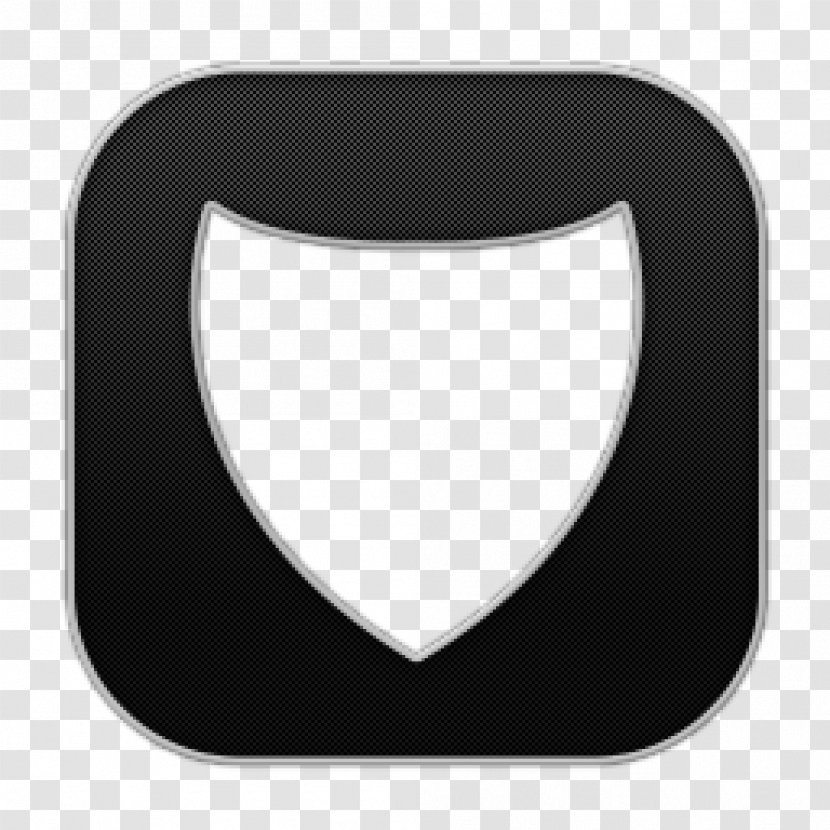 Black & White Escutcheon Symbol - Shield Transparent PNG