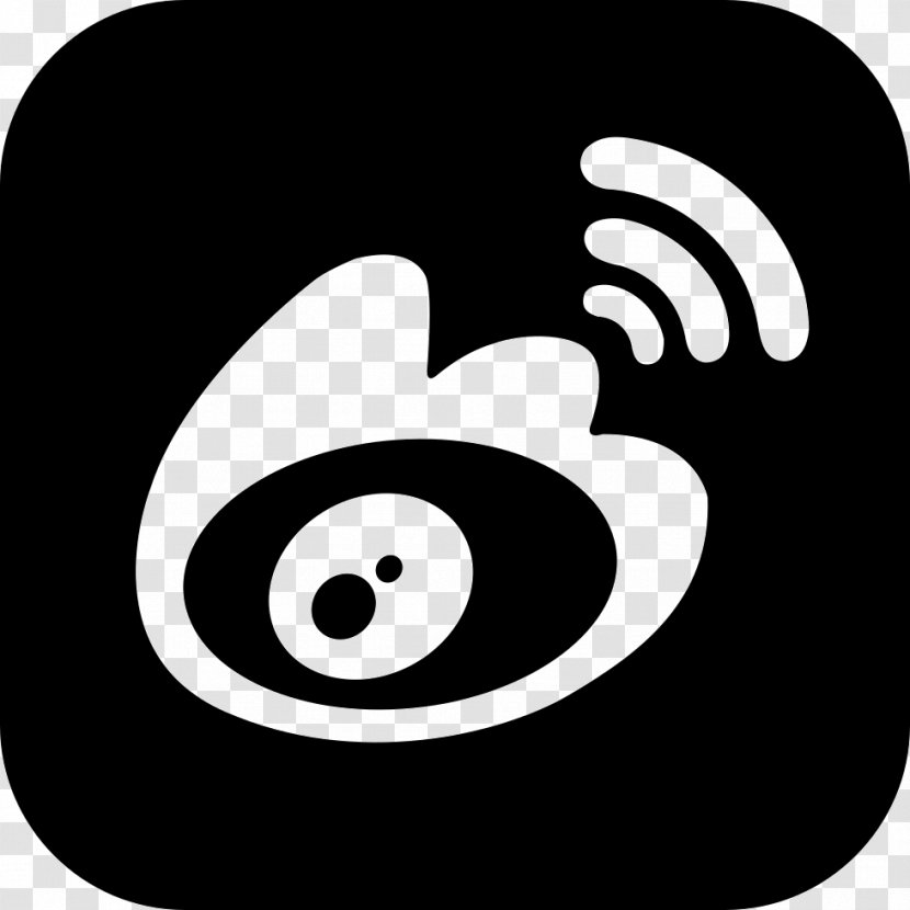 Sina Weibo Social Media Corp Microblogging - Black Transparent PNG
