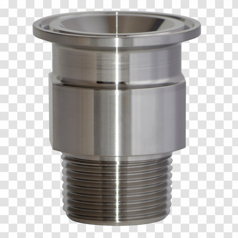 National Pipe Thread SAE 316L Stainless Steel Piping And Plumbing Fitting Adapter - Sanitary Material Transparent PNG