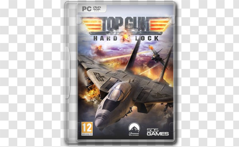 Pc Game Video Software Aircraft Aviation Airplane - Top Gun Hard Lock Transparent PNG