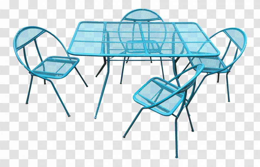 Table Garden Furniture Chair - Rectangle Transparent PNG