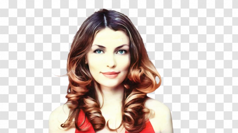 Woman Face - Step Cutting - Eyelash Artificial Hair Integrations Transparent PNG