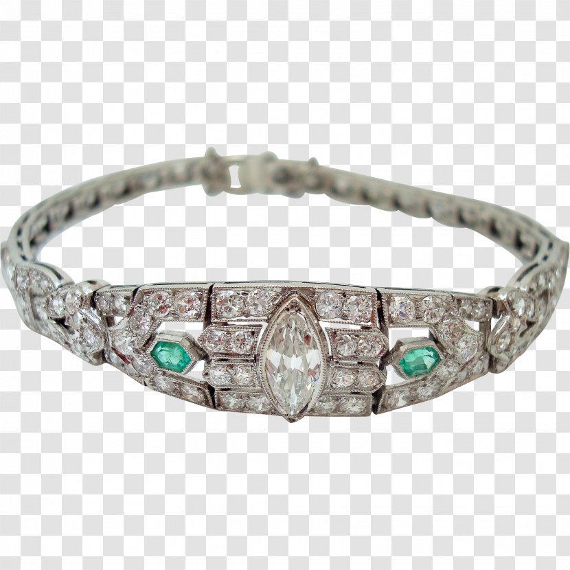 Emerald Bracelet Bangle Turquoise Silver Transparent PNG
