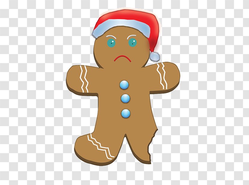 Christmas Ornament Gingerbread Cartoon Clip Art - Man Transparent PNG