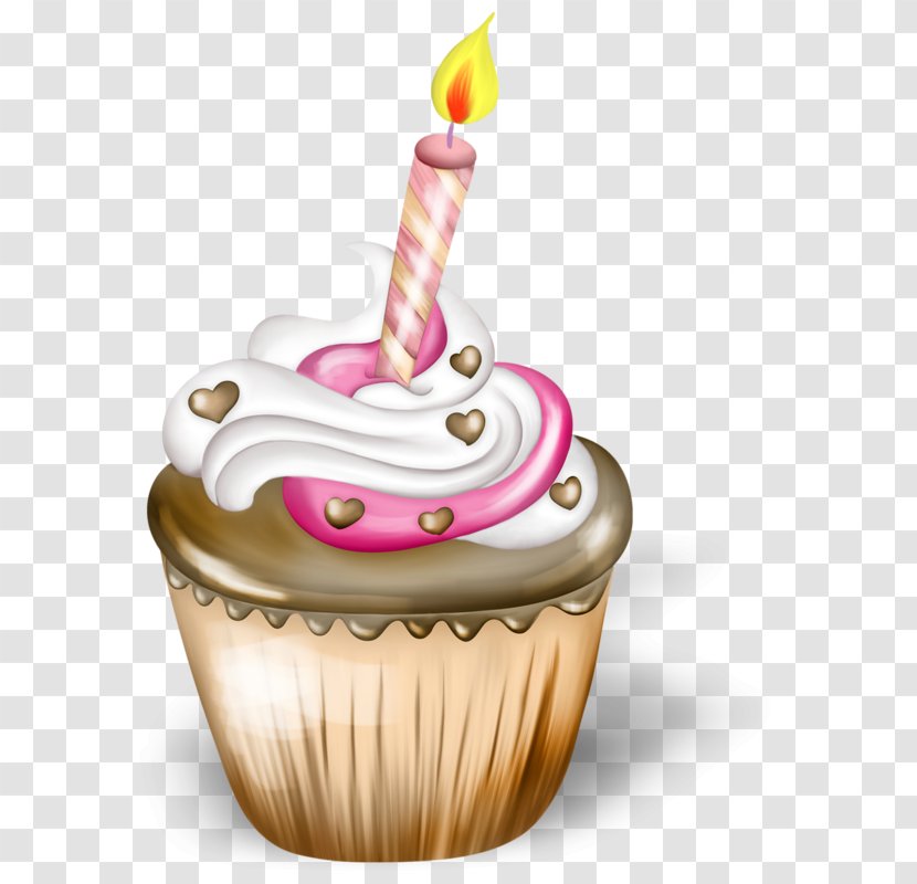 Birthday Cake Fruitcake Milk Cupcake Cream - Buttercream Transparent PNG