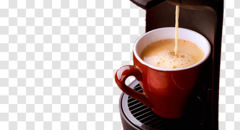 Coffeemaker Cafe Espresso Latte - Coffee Bean - Machine Transparent PNG