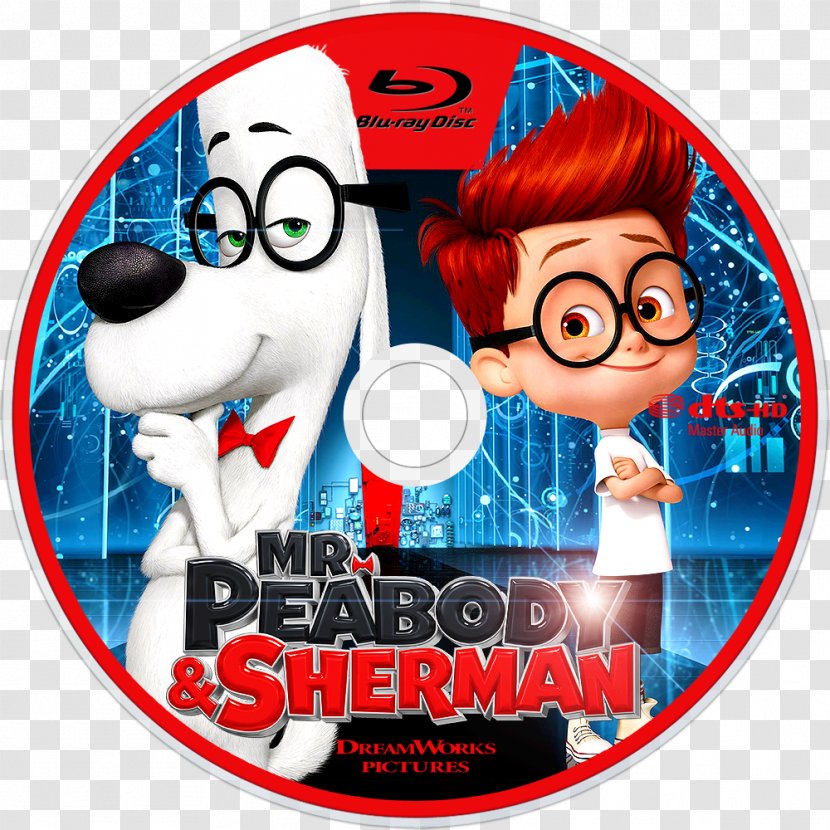Mr. Peabody & Sherman Junior Novelization (Mr. Sherman) Paperback DVD Cartoon - Dvd Transparent PNG