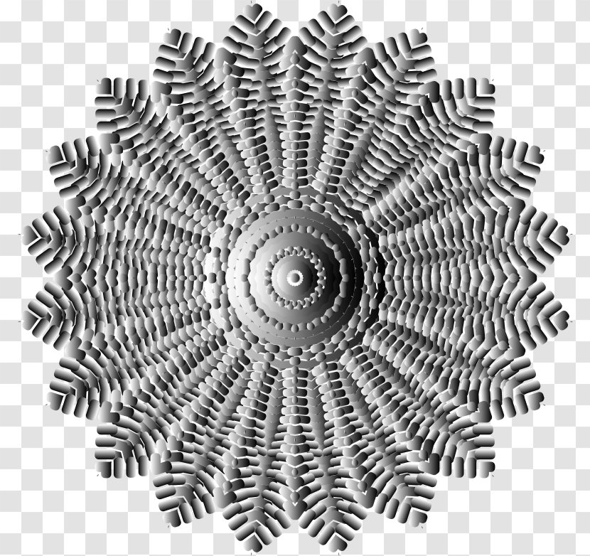 Mandala Vector Graphics Illustration Image Symbol - Monochrome Photography - Blossoming Clipart Transparent PNG