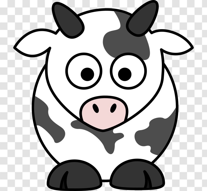 Lakenvelder Cattle Drawing Cartoon Clip Art - Visual Arts - Cow Face Transparent PNG