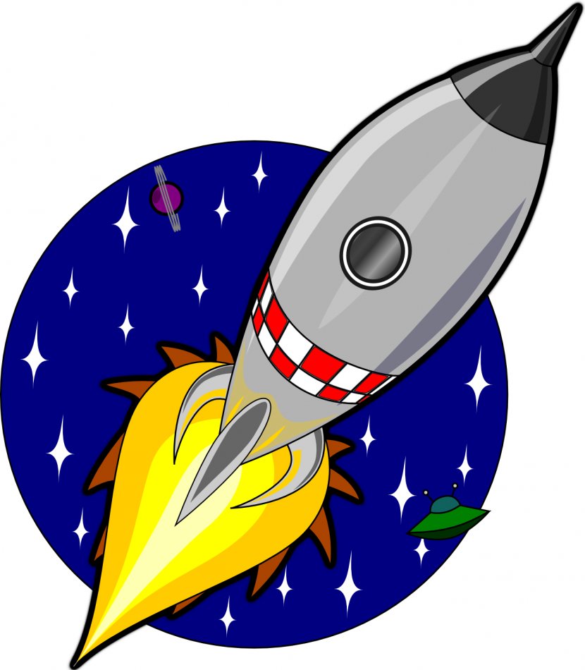 Rocket Spacecraft Cartoon Clip Art - Launch Transparent PNG