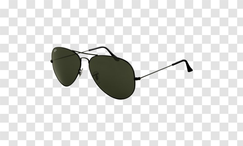 Ray-Ban Aviator Large Metal II Sunglasses Classic Flash - Eyewear - Ray Ban Transparent PNG