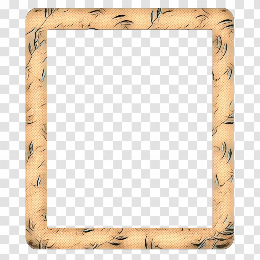 Picture Frame - Beige Rectangle Transparent PNG