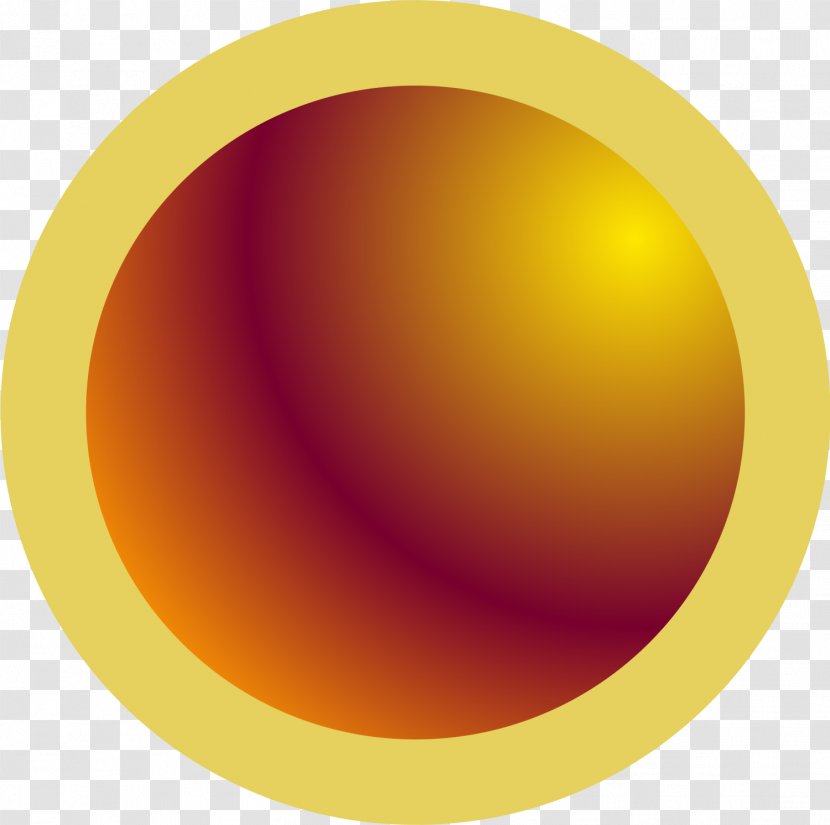 Circle Font - Sphere - Golden Shining Ring Transparent PNG