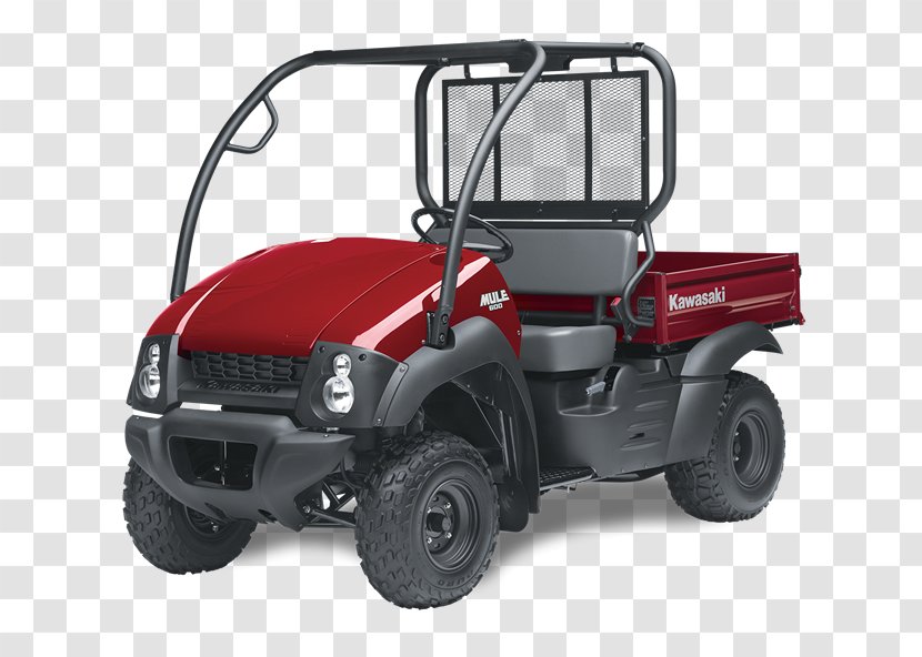 Kawasaki MULE Utility Vehicle Heavy Industries Motorcycle & Engine Four-wheel Drive - Automotive Tire Transparent PNG