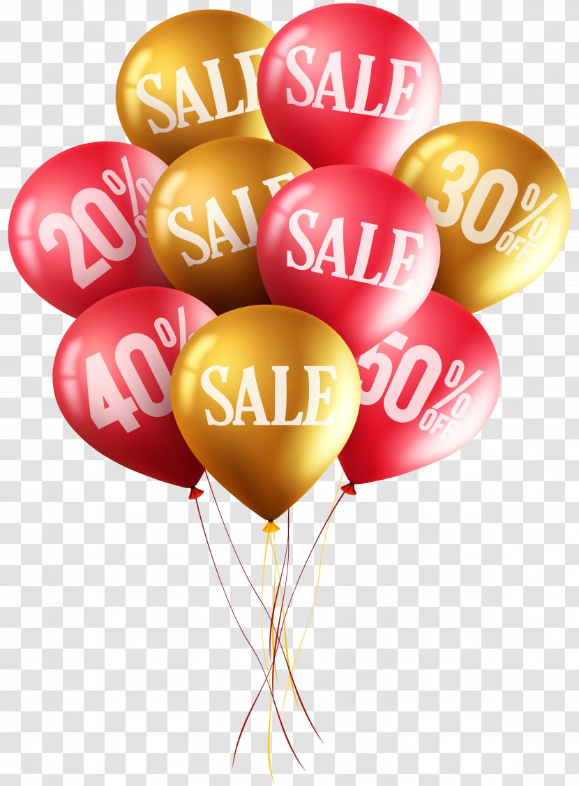 Balloon Diagram Clip Art - Royalty Free - Advertising Sale Balloons Image Transparent PNG