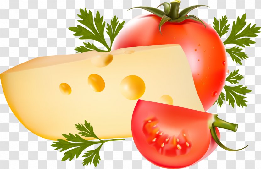 Cheese And Tomato Sandwich Food Clip Art - Garnish Transparent PNG