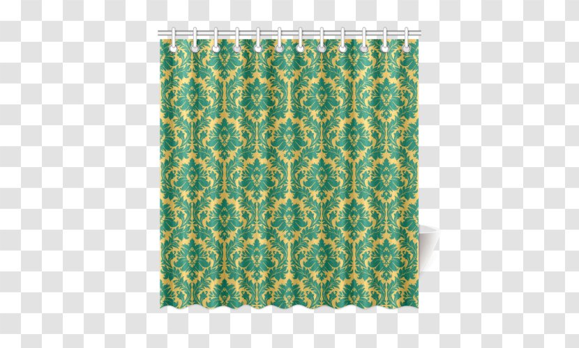 Turquoise Rectangle - Aqua - Yellow Curtain Transparent PNG
