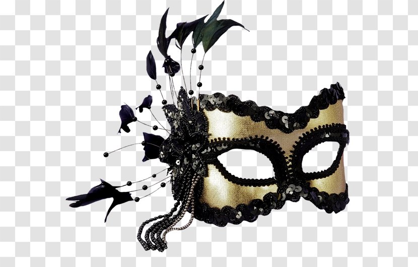 Mardi Gras Domino Mask Masquerade Ball Costume - Bead Transparent PNG