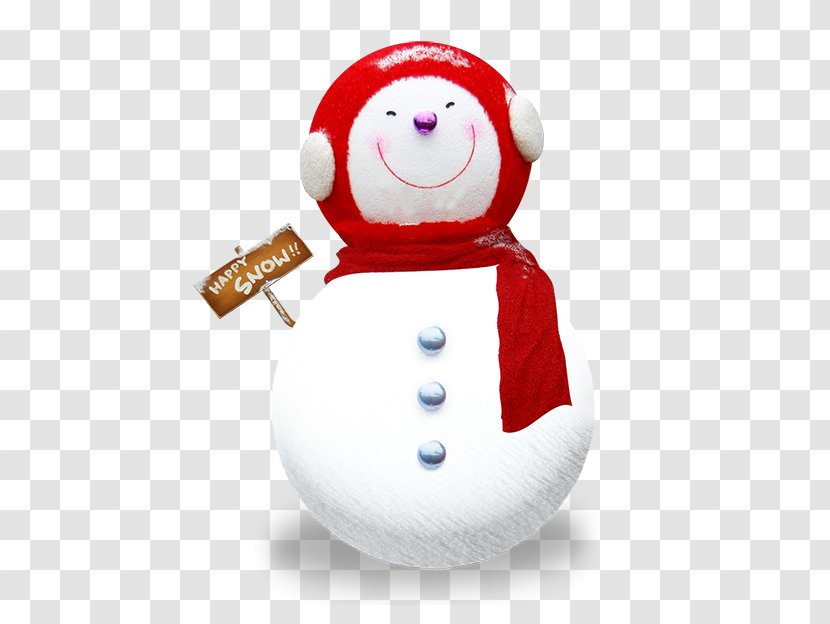 Christmas Snowman Winter - Child - Smiling Transparent PNG