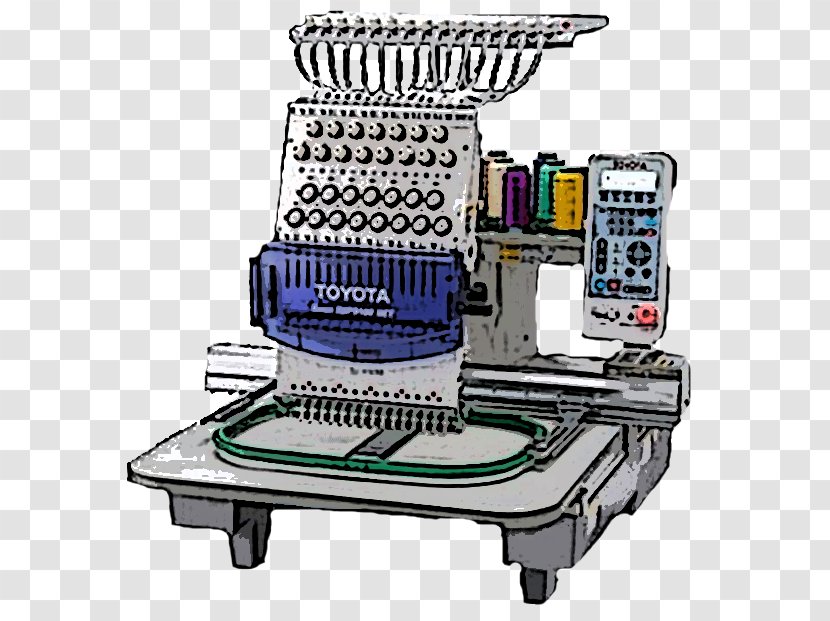 Toyota Machine Embroidery Sewing Machines - Textile Transparent PNG