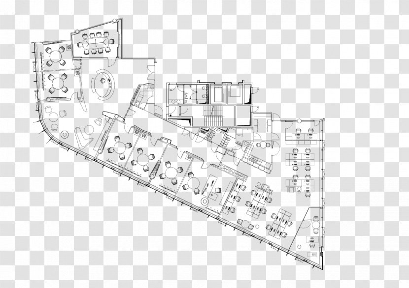 PKO Bank Polski Private Banking Robert Majkut Design Floor Plan - Paper - White Lines City Architectural Transparent PNG