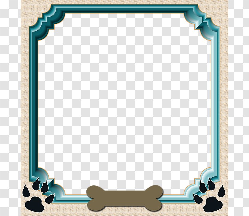 Labrador Retriever Puppy Picture Frame Pet Illustration - Dog Food - Border Transparent PNG
