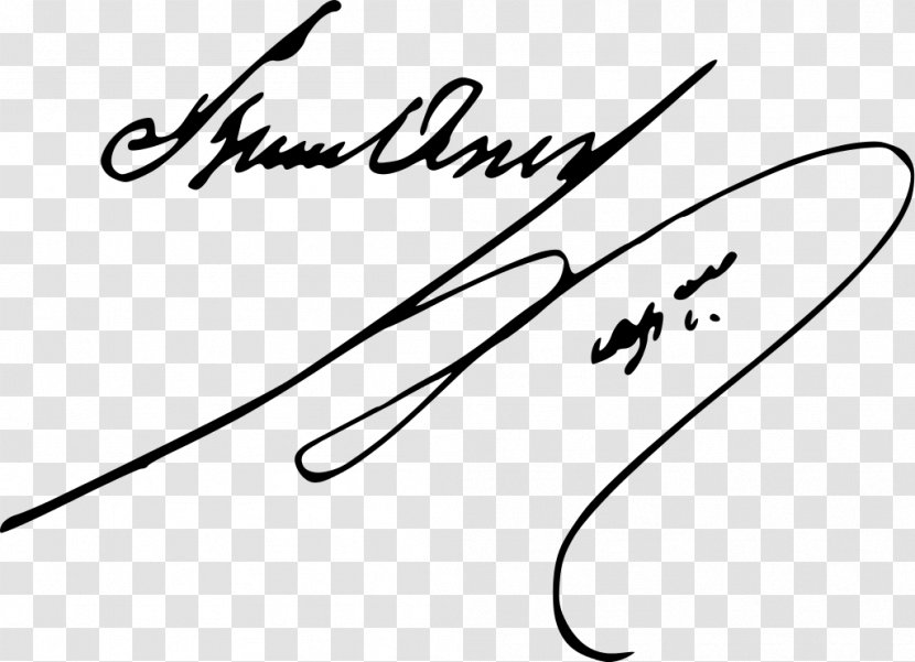 Signature Wikipedia United States Autograph - Silhouette Transparent PNG