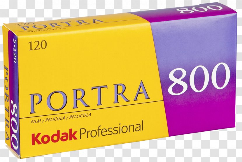 Kodak PROFESSIONAL PORTRA 800 - Brand - 120 (6 Cm)5 Rolls Portra Yellow 1x5 120Kodak Transparent PNG