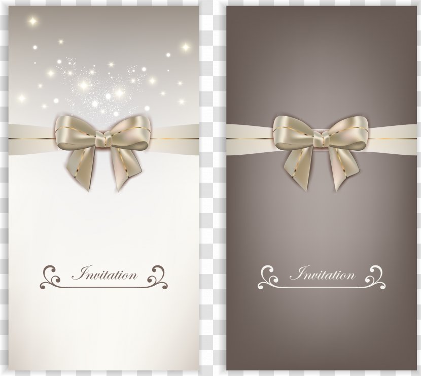 Ribbon Stock Illustration Greeting Card Computer File - Gift - Vector Transparent PNG