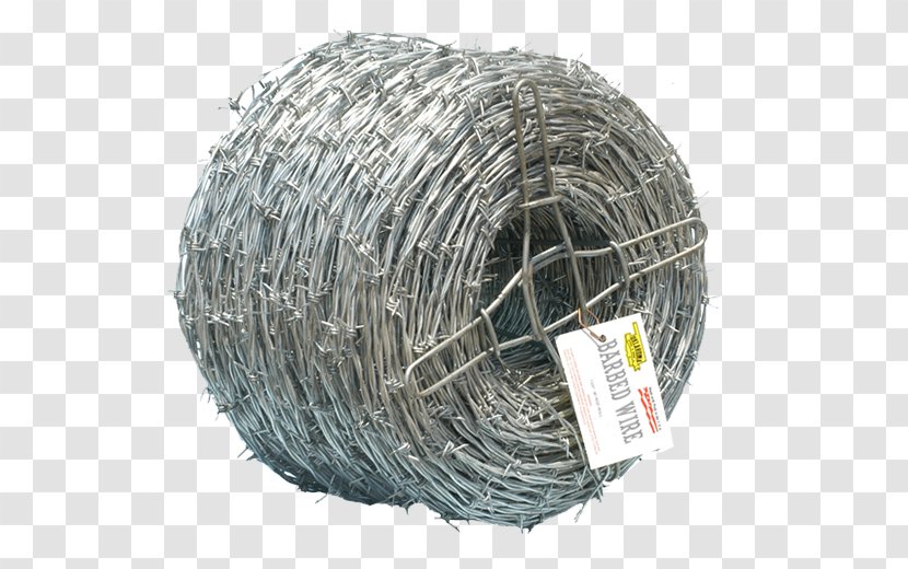 Barbed Wire Chain-link Fencing Galvanization Tape - Fence Transparent PNG