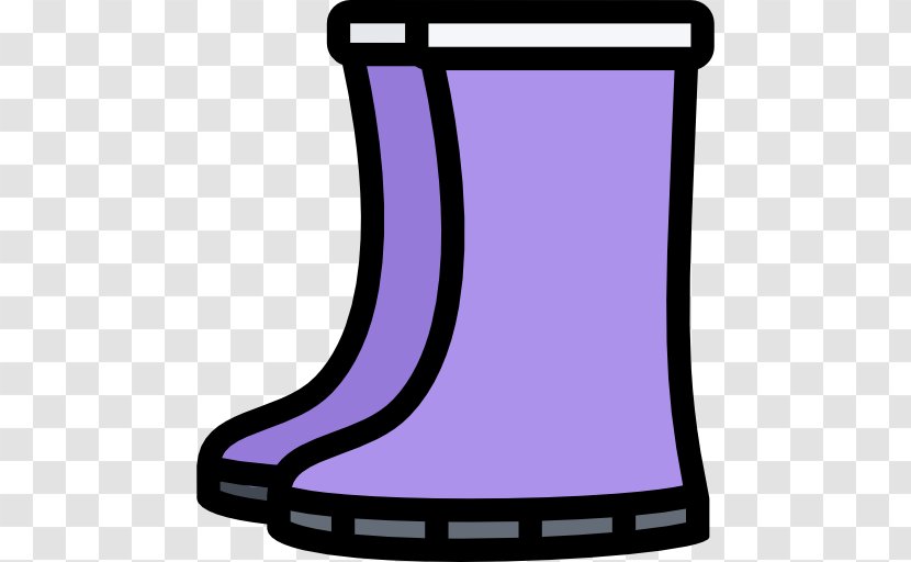 Purple Violet - Rain Boots Transparent PNG