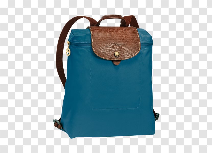 Longchamp 'Le Pliage' Backpack Bag - Shoulder - Woman Transparent PNG