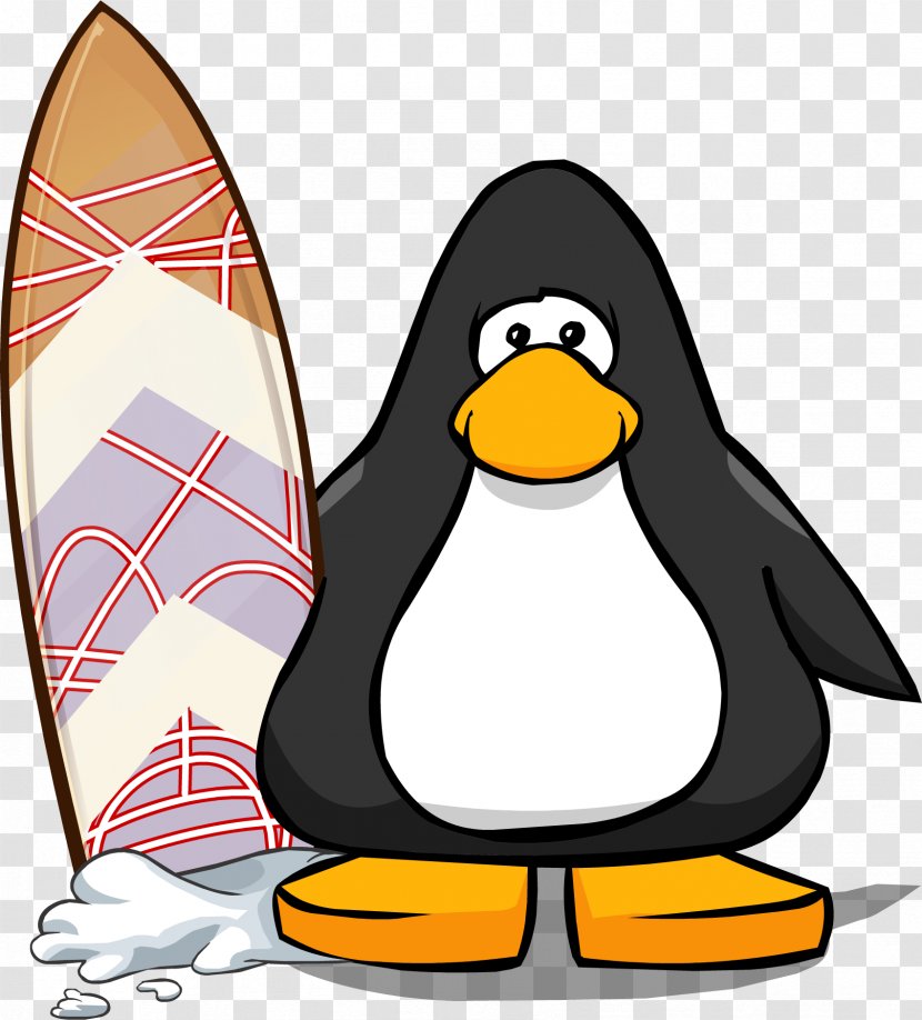 Club Penguin Santa Claus Hat Clip Art - Beak - Surfboard Transparent PNG