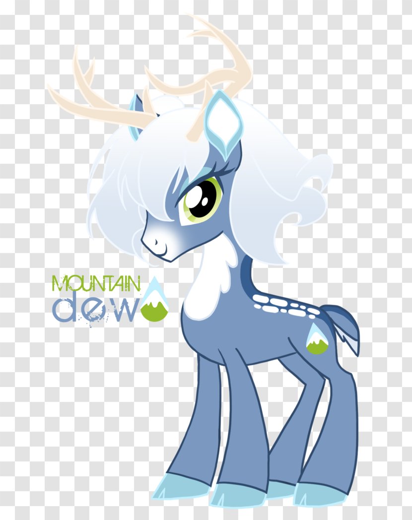 Reindeer Horse Mammal - Heart - Mountain Dew Transparent PNG