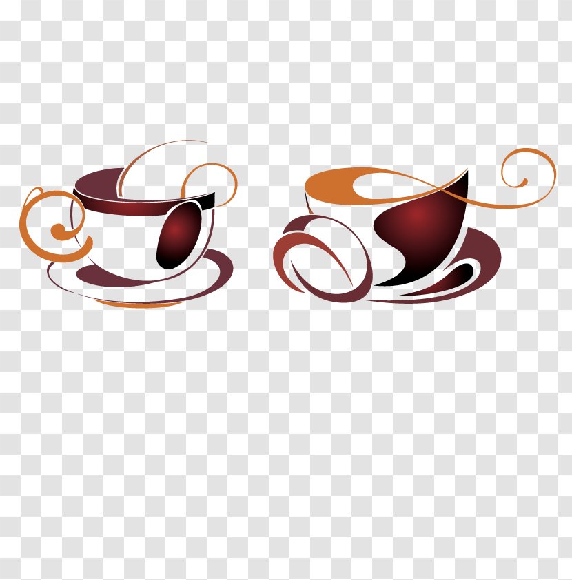 Coffee Latte Espresso Cafe Kopi Luwak - Coffea - Vector Lines Mug Transparent PNG