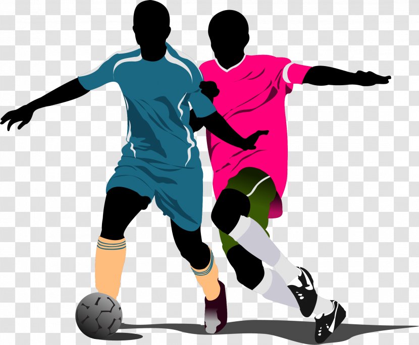 Football Player Goal Clip Art - Team - Vector Transparent PNG