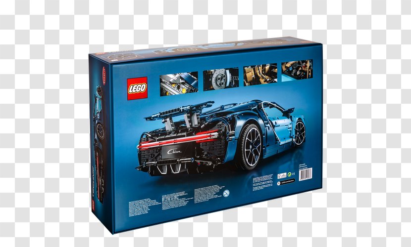 Bugatti Chiron Lego House Technic The Group - Model Car Transparent PNG