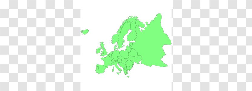 Europe Vector Map Blank Clip Art - Information - Cliparts Transparent PNG