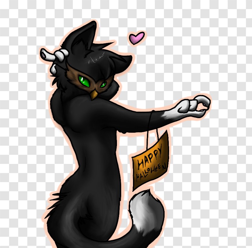 Whiskers Cat Cartoon Paw - Fictional Character Transparent PNG